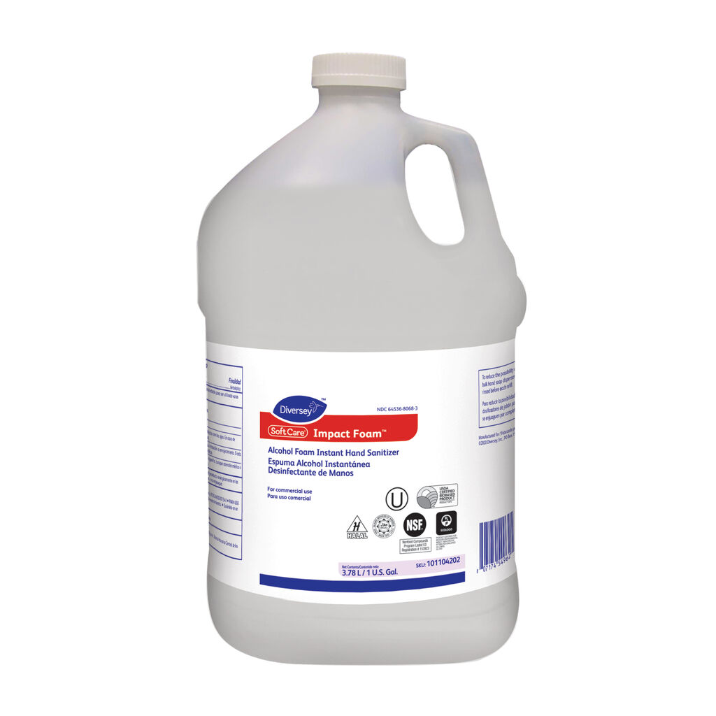 Soft Care Impact Foam Instant Hand Sanitizer (US), 1gal, 4/CT - Alcohol Foam Instant Hand Sanitizer
